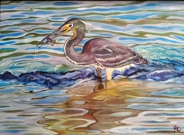 Piscolabis, pintura de Myrna Cleghorn